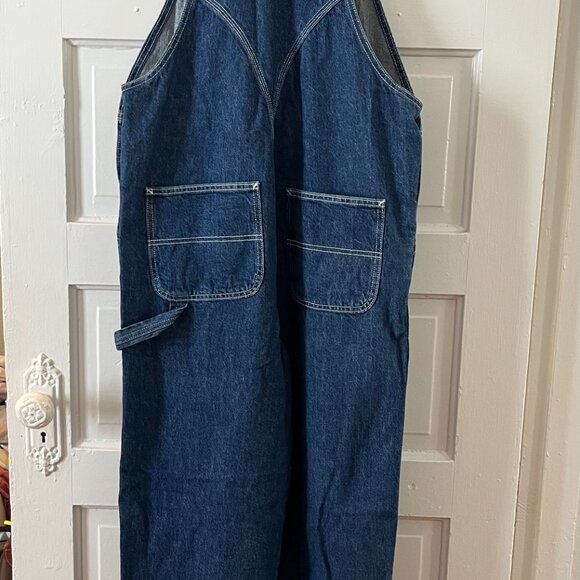 Lisa Says Gah Denim Overalls Lucy in Stonewash Size L - Picture 5 of 6